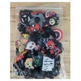 50 Brand New Croc Charms of Comic Book Characters