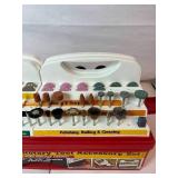 Dremel Moto-Tool Model 395, Dremel Accessories and Case plus Worksmith 301 pc Rotary Tool Accessory Set