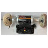 Craftsman 6" Buffer and Cal-Hawk 6" Bench Grinder with Polishing Compounds