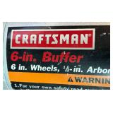 Craftsman 6" Buffer and Cal-Hawk 6" Bench Grinder with Polishing Compounds