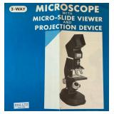 Vintage Idai Ltd Microscope in Wooden Carrying Case with Accessories