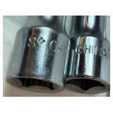 21 pc Socket and Ratchet Set 3/4" Drive in Metal Case