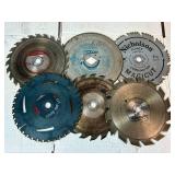 Milwaukee Tilt-Lok 7 1/4" Heavy Duty Circular Saw 13 Amp Corded Model 6365 with Additional Blades and Metal Carrying Case