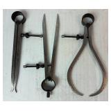 Meausuring Tool Bundle & Hobby Knife Set Bundle  - Digital Caliper & Spring Caliper with 38 pc Knife Set