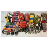 Collection of Vintage Electronic Vacuum Tubes - Variety of Brands and Sizes