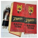 Collection of Vintage Electronic Vacuum Tubes - Variety of Brands and Sizes
