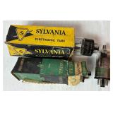 Collection of Vintage Electronic Vacuum Tubes - Variety of Brands and Sizes