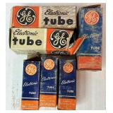 Collection of Vintage Electronic Vacuum Tubes - Variety of Brands and Sizes