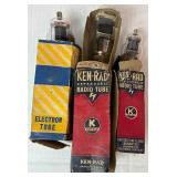 Collection of Vintage Electronic Vacuum Tubes - Variety of Brands and Sizes