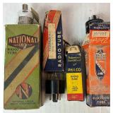 Collection of Vintage Electronic Vacuum Tubes - Variety of Brands and Sizes