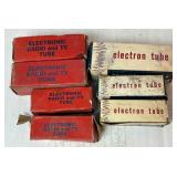 Collection of Vintage Electronic Vacuum Tubes - Variety of Brands and Sizes