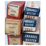 Collection of Vintage Electronic Vacuum Tubes - Variety of Brands and Sizes