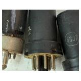 Collection of Vintage Electronic Vacuum Tubes - Variety of Brands and Sizes