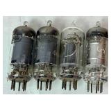 Collection of Vintage Electronic Vacuum Tubes - Variety of Brands and Sizes