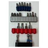 Large Assortment of Screwdriver Bits, Hex Bit Sockets, Nut Bit Driver Sets and More