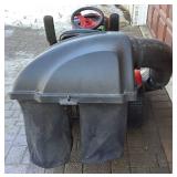 Craftsman Revolution Zero Turn Lawn Mower, 42" Bagger, Broadcast Spreader, Dethatcher and Utility Cart