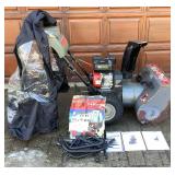 Swisher 27" Snowblower with NEW Predator 224cc Gas Engine plus Snow Thrower Cab