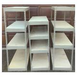Three Metal Shelves/Storage Racks Bundle