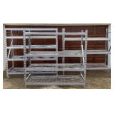 Three Heavy Duty Storage Shelving Units