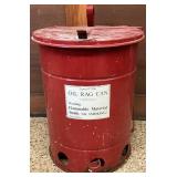 6 Gal Oil Rag Can and 30 Rolls of Scotts Shop Towels