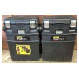 Two Stanley Fat Max 4-in-1 Mobile Work Stations