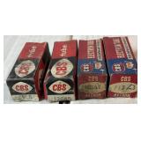 CBS and CBS-Hytron Electron Vacuum Tubes - 34 Boxes, various sizes