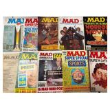 Vintage Mad and Cracked Magazines plus Two Richie Rich Comics