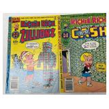 Vintage Mad and Cracked Magazines plus Two Richie Rich Comics