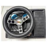 ColecoVision Home Video Game Console, Expansion Module #2 Steering Wheel Controller and 6 Games