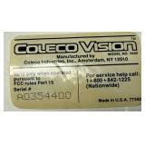 ColecoVision Home Video Game Console, Expansion Module #2 Steering Wheel Controller and 6 Games