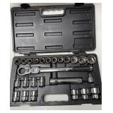 GearWrench Vortex Pass Thru Ratchet Set 25 pcs 1/2" Drive Size