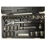 GearWrench Vortex Pass Thru Ratchet Set 25 pcs 1/2" Drive Size