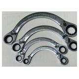 9pc GearWrench Half Moon Ratcheting Wrench Set