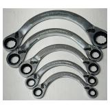 9pc GearWrench Half Moon Ratcheting Wrench Set