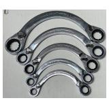 9pc GearWrench Half Moon Ratcheting Wrench Set