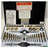 Pittsburgh 45pc Tap and Die Set SAE Model 41451 in Metal Case