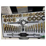 Pittsburgh 45pc Tap and Die Set SAE Model 41451 in Metal Case