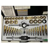 Pittsburgh 45pc Tap and Die Set Metric Model 41452 in Metal Case
