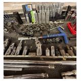 Massive Collection of Standard and Metric Deep Socket, Shallow Socket and 1/2", 3/8" and 1/4" drives