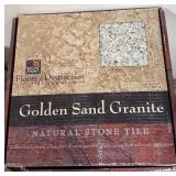 Golden Sand Granite Natural Stone Tile 12" x 12" - 50+ pieces