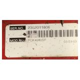 Porter Cable Gas Powered Pressure Washer Model PCK4040SP with Kohler Command Pro 15 Engine