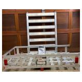 HaulMaster Aluminum Hitch Mounted Cargo Carrier with Folding Ramp