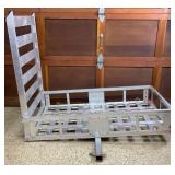 HaulMaster Aluminum Hitch Mounted Cargo Carrier with Folding Ramp
