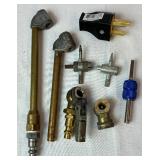 Tire Service Bundle includes Craftsman 2 1/4 Ton Jack Model 875.505230 comes with Hard Case (latch is broken) , Tire Inflators, and Assorted Tire Tools