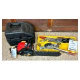 Homelite Chainsaw Model UT10560A,  Allied 2 Ton Cable Puller/Come Along Winch with Safety Hooks Model 35904 and Additional Come Along Winch