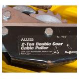 Homelite Chainsaw Model UT10560A,  Allied 2 Ton Cable Puller/Come Along Winch with Safety Hooks Model 35904 and Additional Come Along Winch