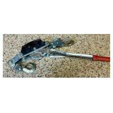 Homelite Chainsaw Model UT10560A,  Allied 2 Ton Cable Puller/Come Along Winch with Safety Hooks Model 35904 and Additional Come Along Winch