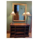 Empire Mahogany Low Bookshelf