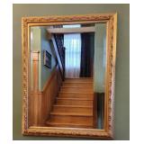 Gold Gilt Beveled Glass Wall Mirror
