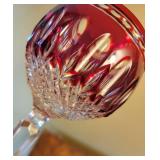 Waterford Ruby Cut to Clear Clarendon Wine Glasses